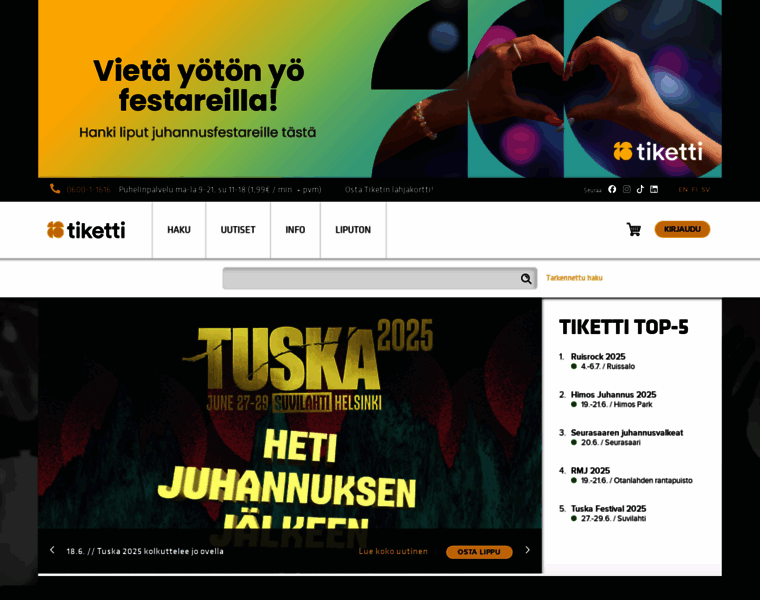 Tiketti.fi thumbnail Tiketti.fi thumbnail