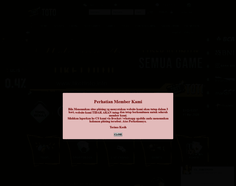 Tikettoto.info thumbnail