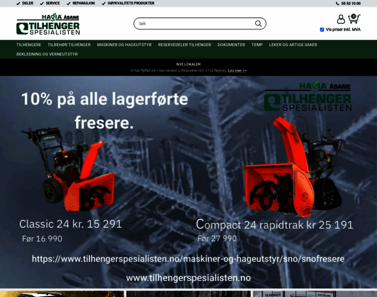 Tilhengerspesialisten.no thumbnail