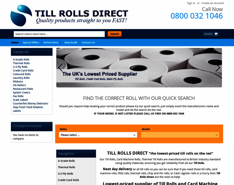 Tillrollsdirect.co.uk thumbnail