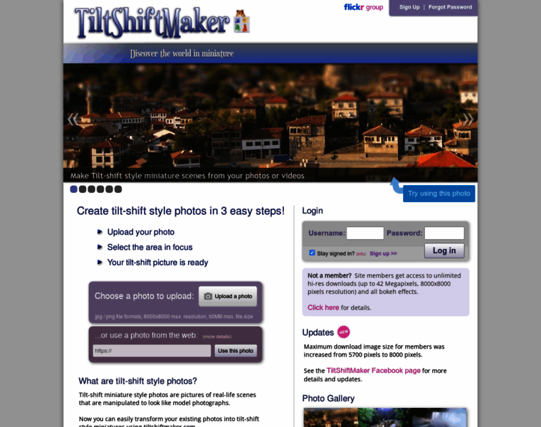 Tiltshiftmaker.com thumbnail