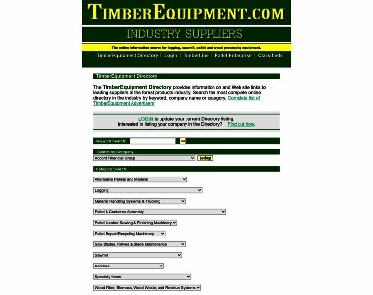 Timberequipment.com thumbnail