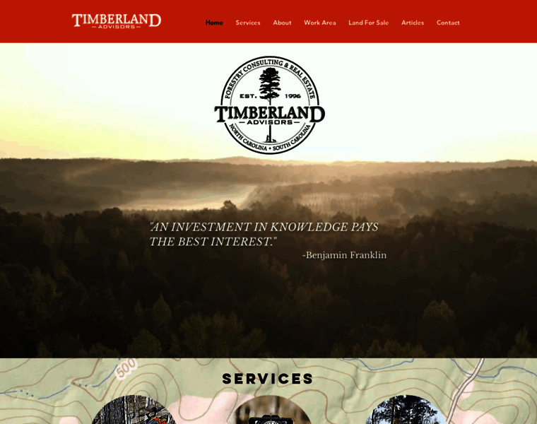 Timberlandadvisors.com thumbnail