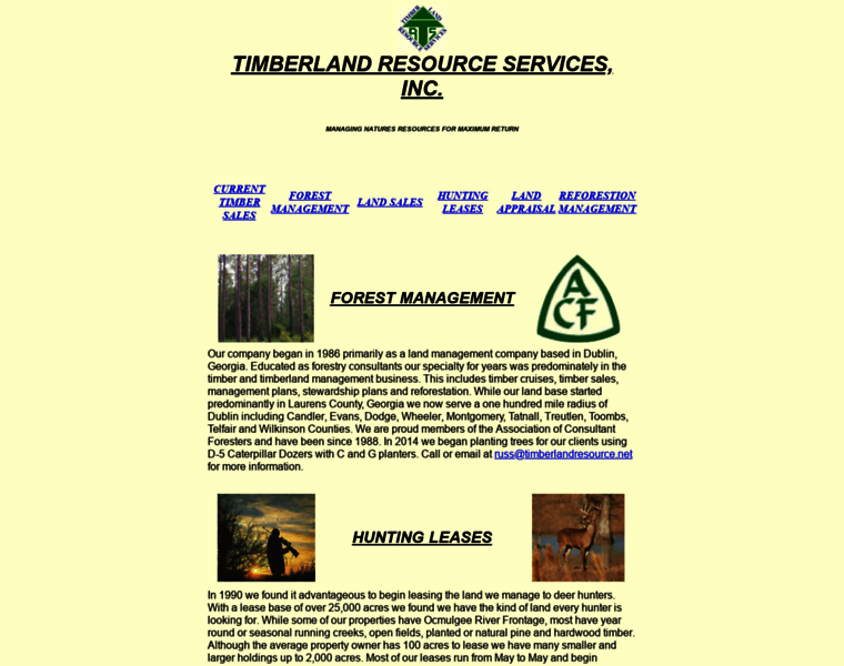 Timberlandresource.net thumbnail