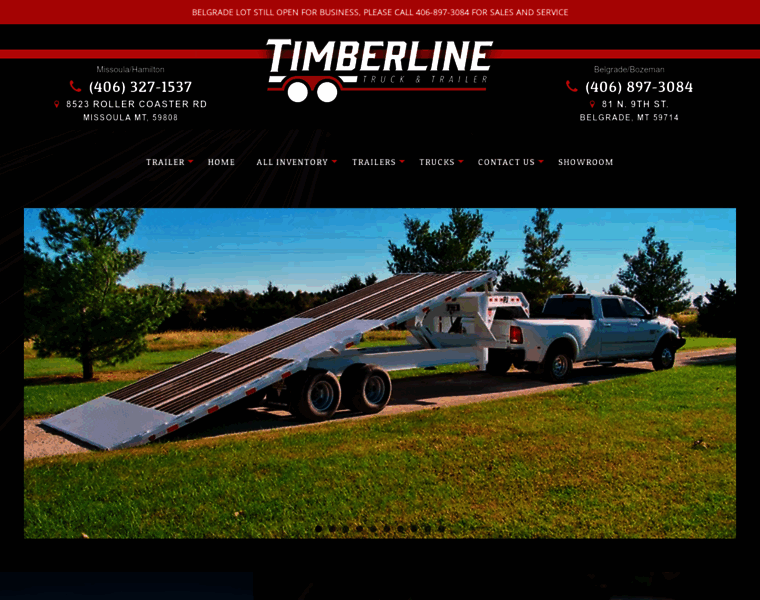 Timberlinetrailer.com thumbnail