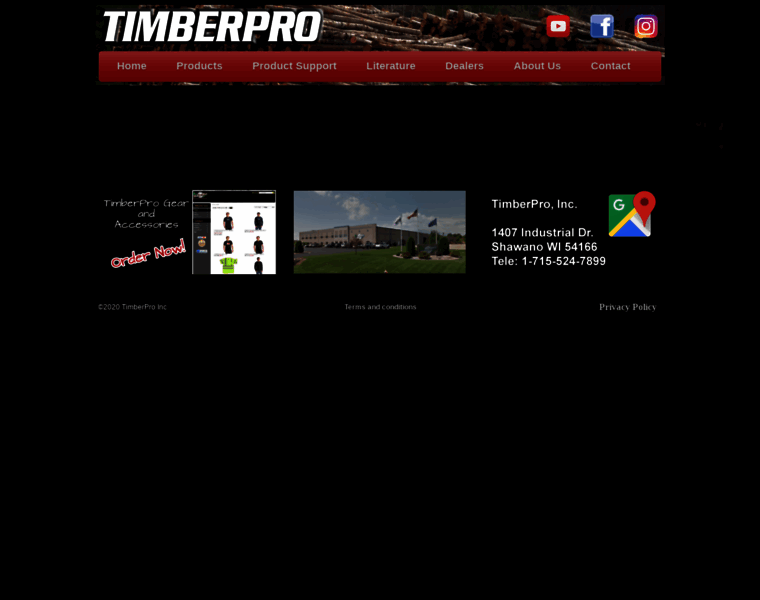 Timberpro.com thumbnail