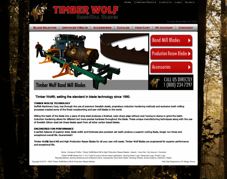 Timberwolfbandmillblades.com thumbnail