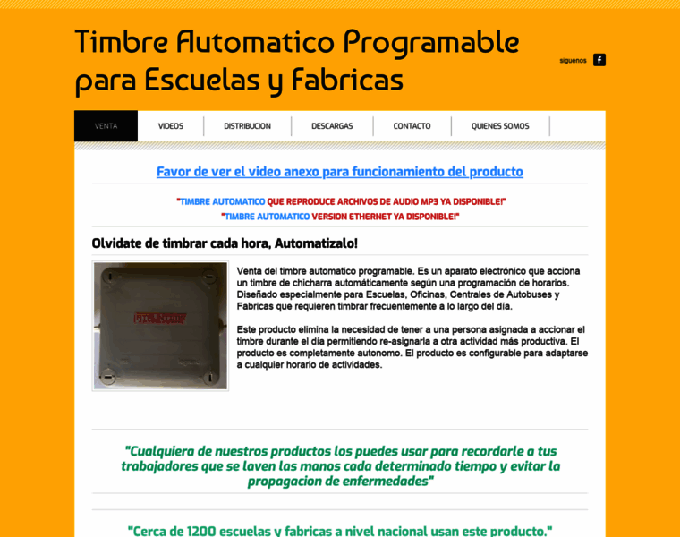 Timbre-electronico.com thumbnail