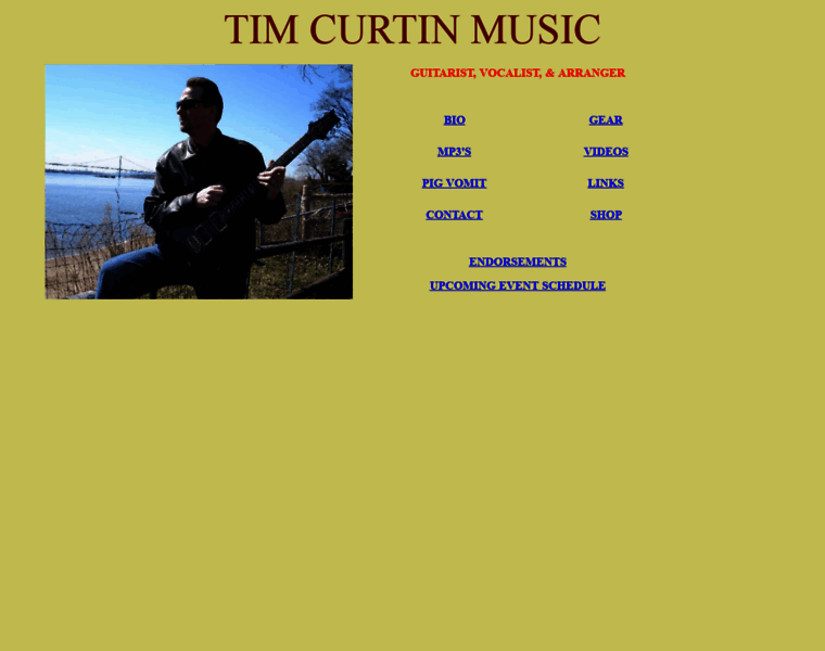 Timcurtinmusic.com thumbnail