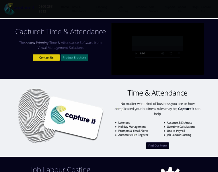 Time-attendance.co.uk thumbnail
