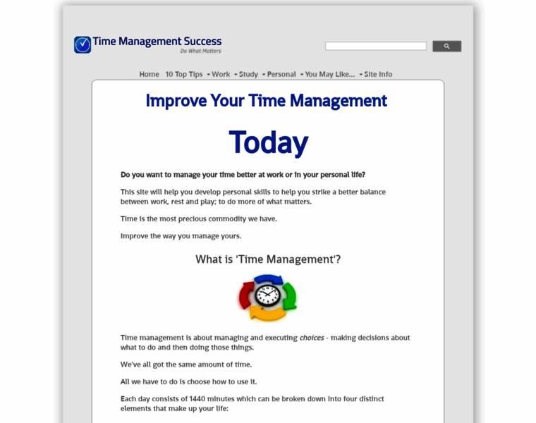 Time-management-success.com thumbnail