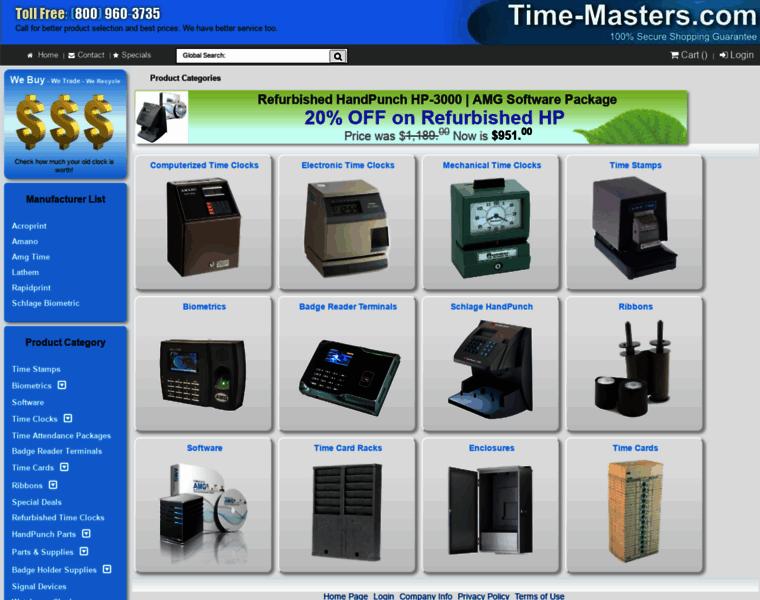 Time-masters.com thumbnail