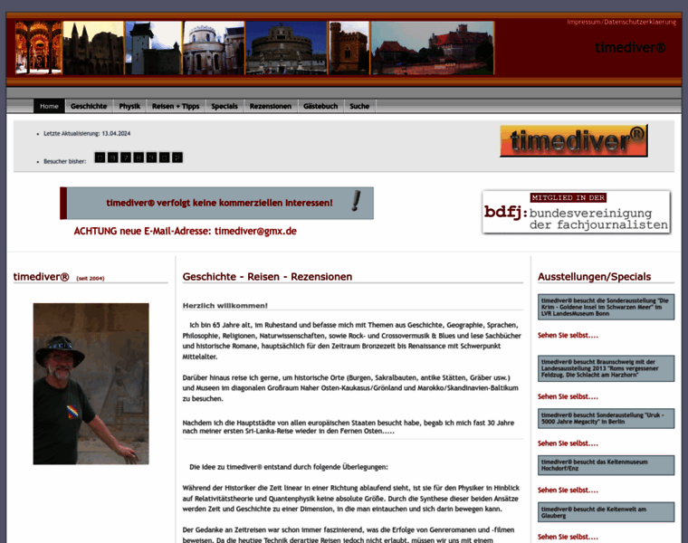 Timediver.de thumbnail