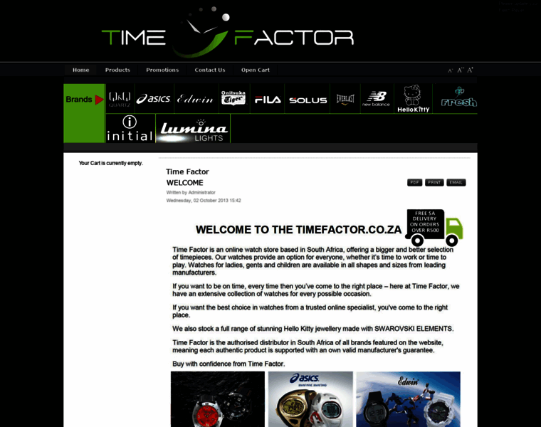Timefactor.co.za thumbnail