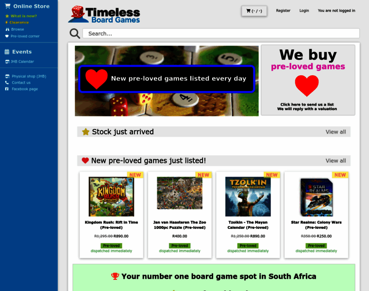 Timelessboardgames.co.za thumbnail