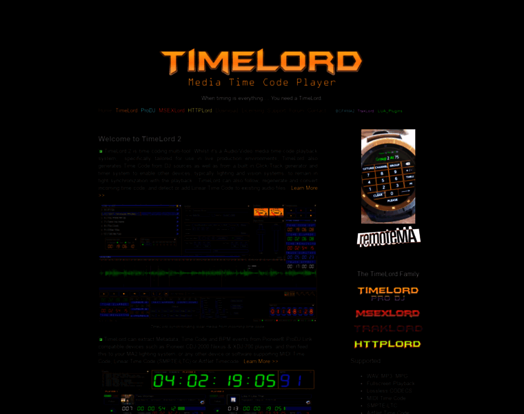 Timelord-mtc.com thumbnail