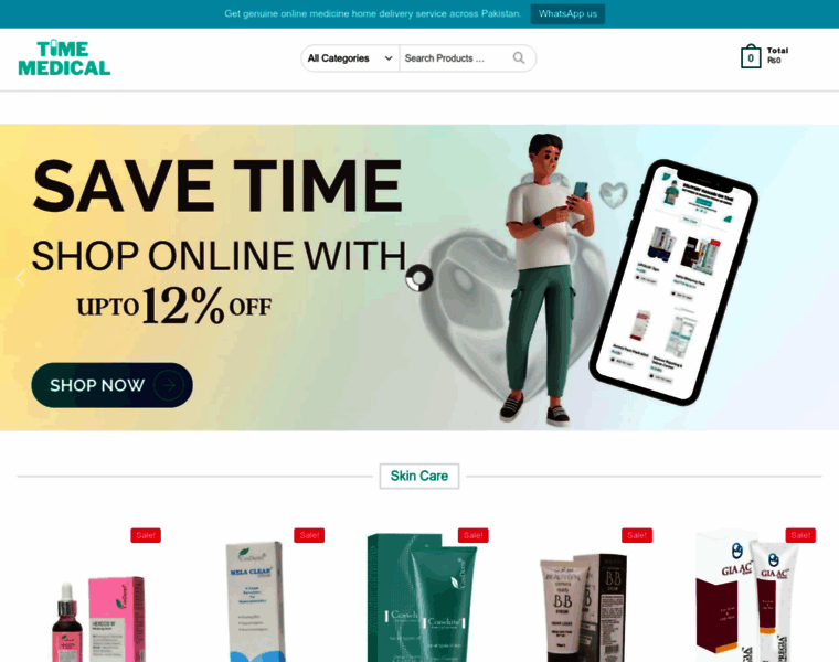timemedical.pk at WI. Time Medical - Best Online Pharmacy in Pakistan