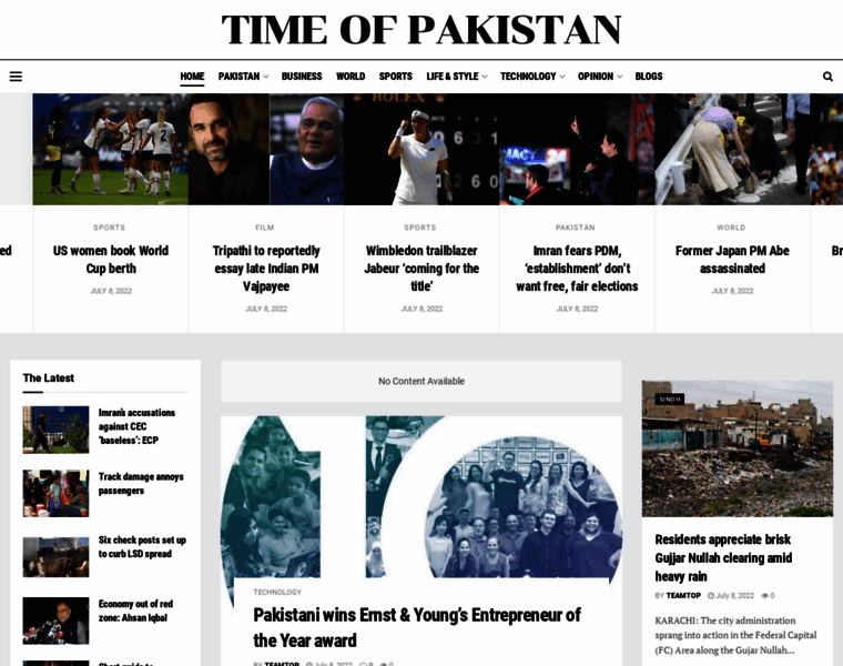 Timeofpakistan.com thumbnail