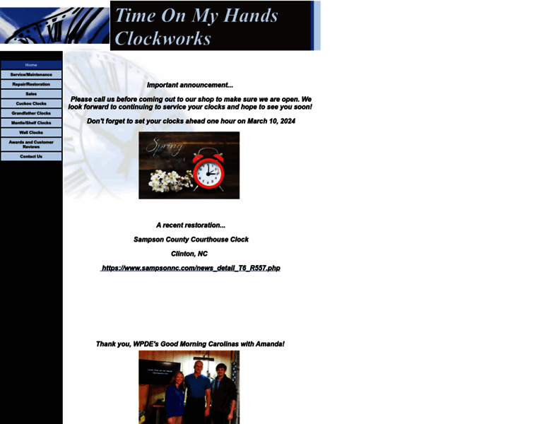 Timeonmyhandsclockworks.com thumbnail Timeonmyhandsclockworks.com thumbnail