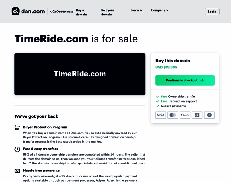 Timeride.com thumbnail