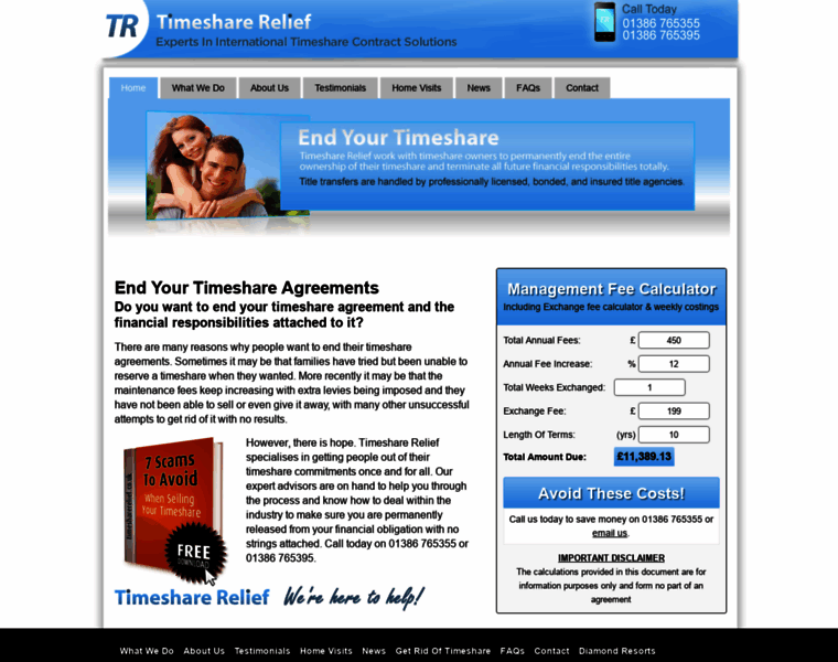 Timesharerelief.co.uk thumbnail
