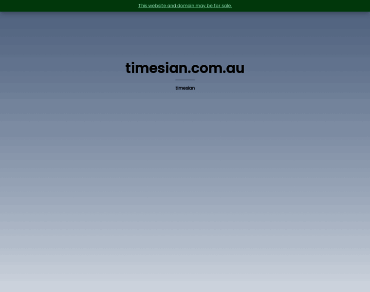 Timesian.com.au thumbnail