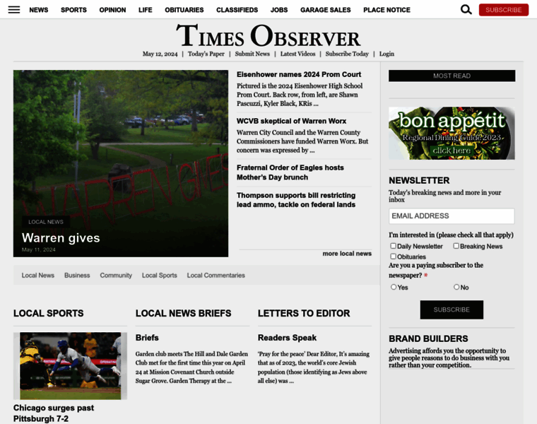 Timesobserver.com thumbnail