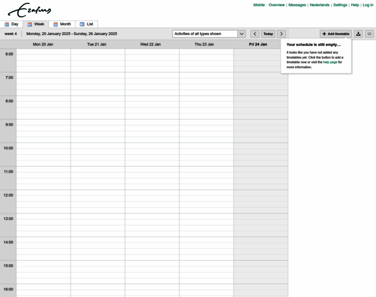 Timetables.eur.nl thumbnail