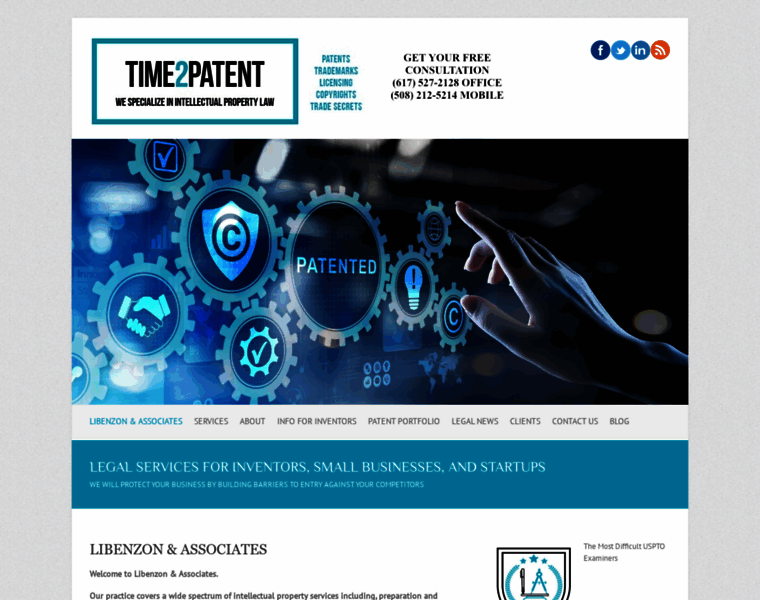 Timetopatent.com thumbnail
