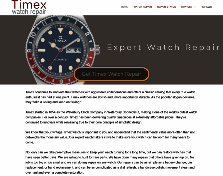 Timexwatchrepair.com thumbnail