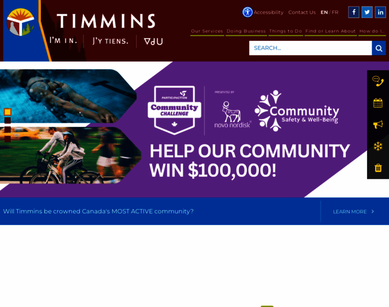 Timmins.ca thumbnail