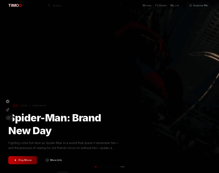 timod.online at WI. TIMOD — Cinematic Streaming