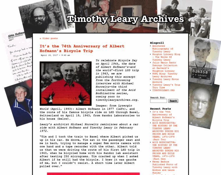 Timothylearyarchives.org thumbnail