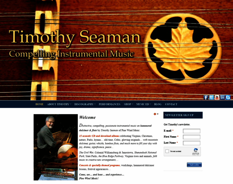 Timothyseaman.com thumbnail