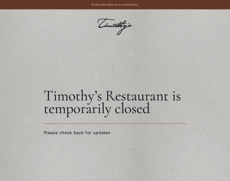 Timothysrestaurantinlee.com thumbnail