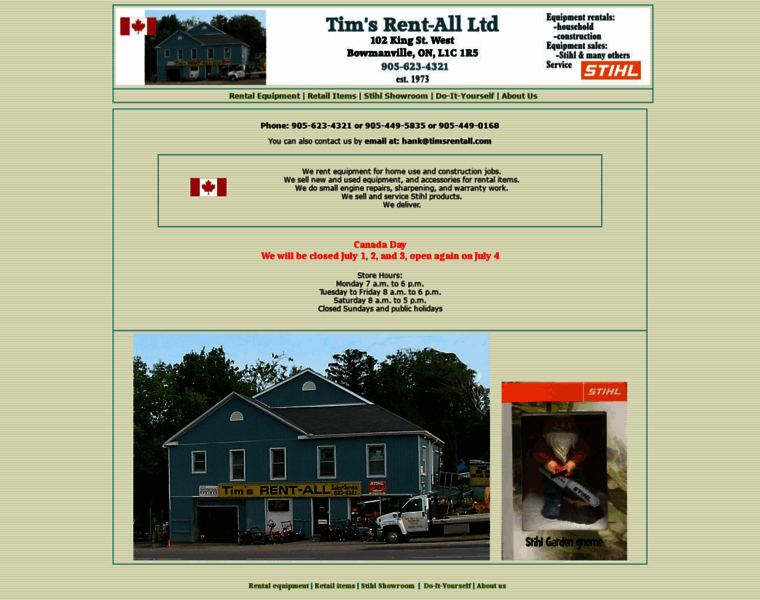 Timsrentall.com thumbnail