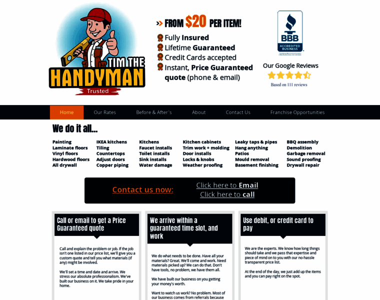 Timthehandyman.ca thumbnail Timthehandyman.ca thumbnail