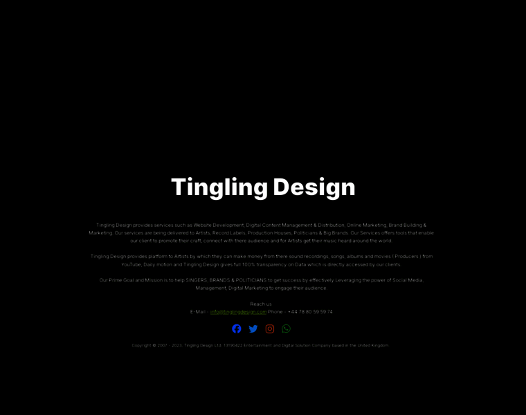 Tinglingdesign.com thumbnail