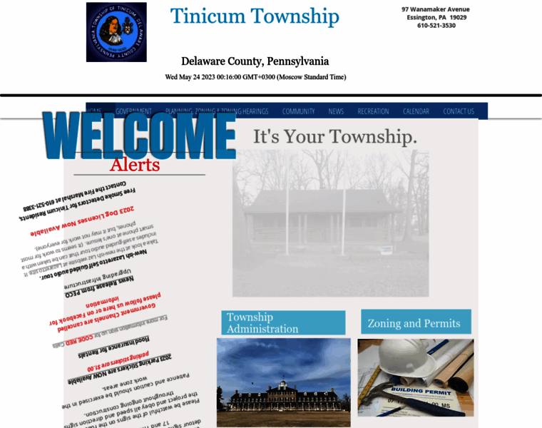 Tinicumtownshipdelco.com thumbnail