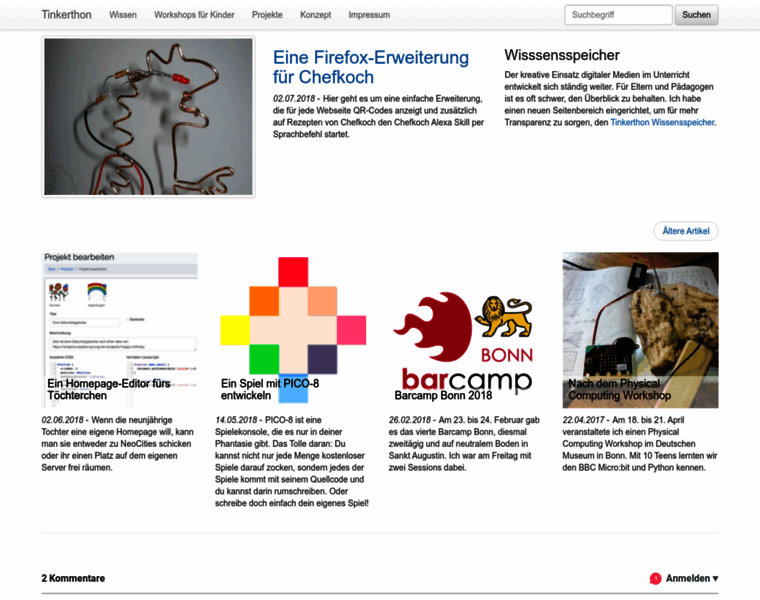 Tinkerthon.de thumbnail