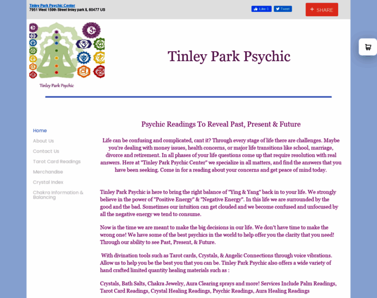 Tinleyparkpsychic.com thumbnail