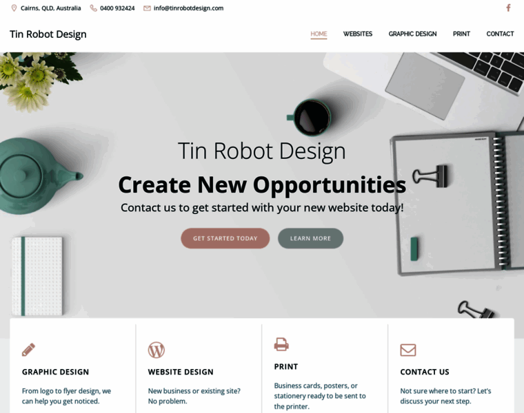 Tinrobotdesign.com thumbnail