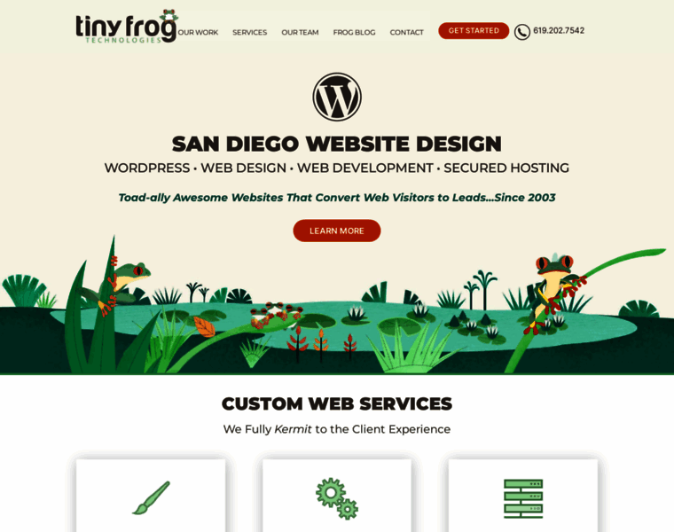 Tinyfrog.com thumbnail