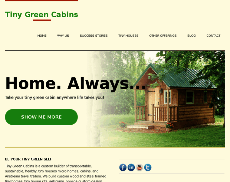 Tinygreencabins.com thumbnail Tinygreencabins.com thumbnail