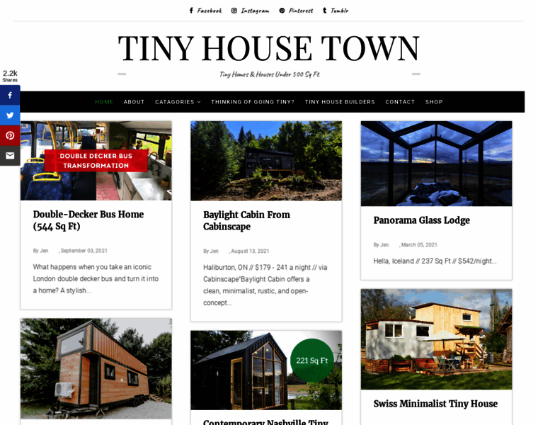 Tinyhousetown.net thumbnail
