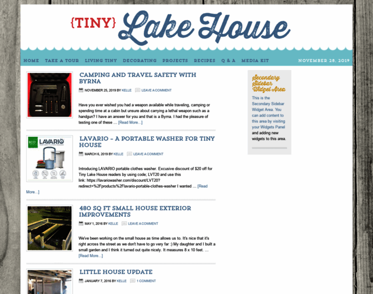 Tinylakehouse.com thumbnail
