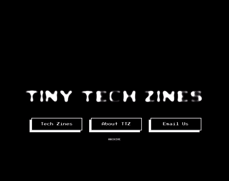 Tinytechzines.org thumbnail