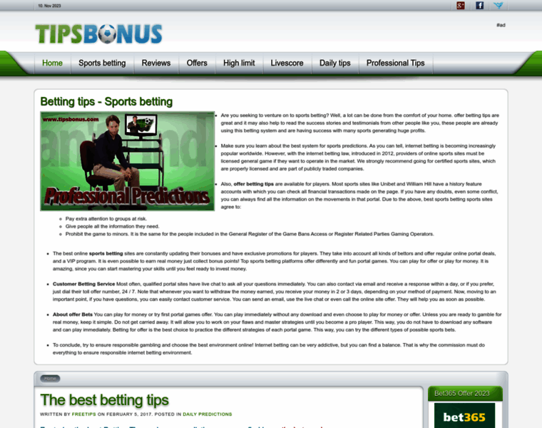 Tipsbonus.com thumbnail