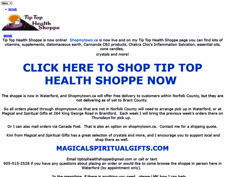 Tiptophealthshoppe.com thumbnail