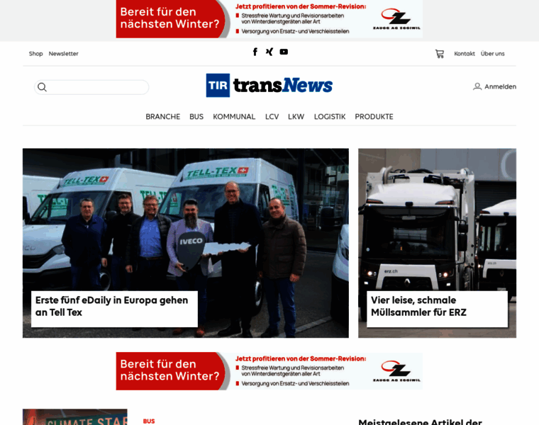 Tir-transnews.ch thumbnail